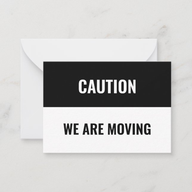 Informationen zur Moving-Adresse individuell anpas Mitteilungskarte (Vorderseite)