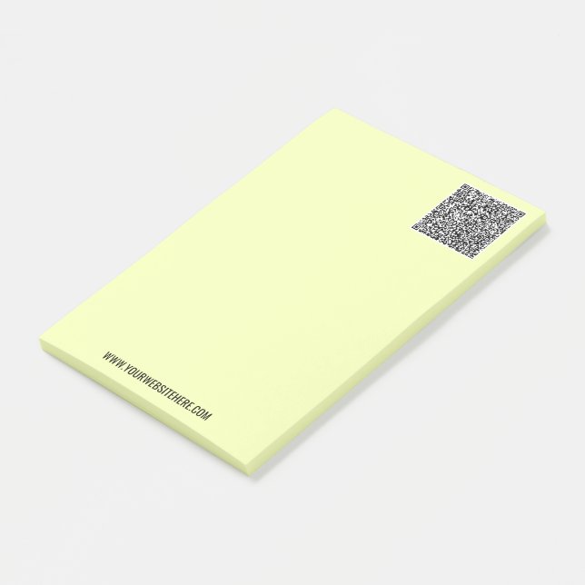 Informationen zur QR-Code-Prüfung Benutzerdefinier Post-it Klebezettel (angewinkelt)