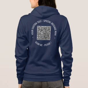 Informationen zur QR-Prüfung Benutzerdefinierter T Hoodie
