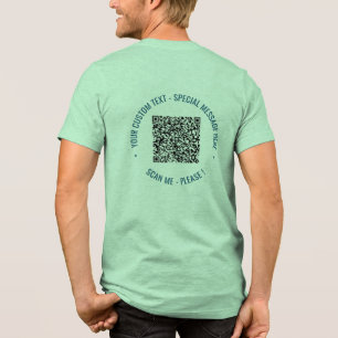 Informationen zur QR-Prüfung Benutzerdefinierter T Tri-Blend Shirt