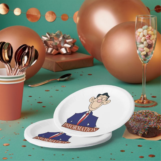 Informationsbeauftragte Pappteller (Von Creator hochgeladen)