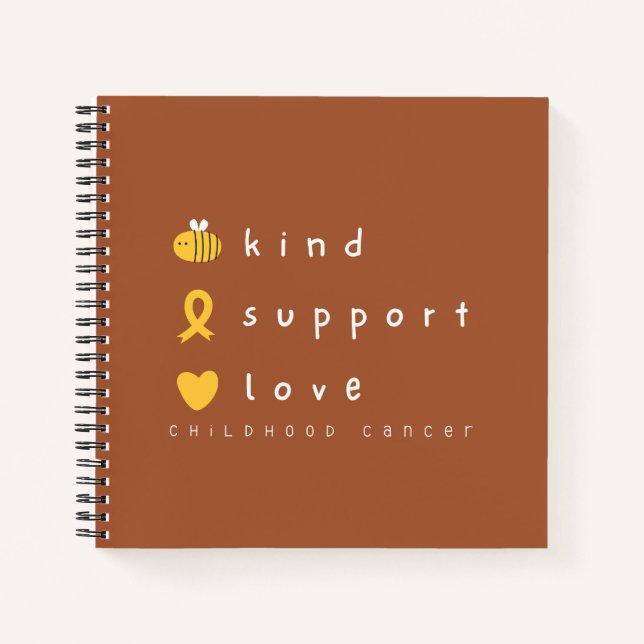 Informationsblatt zur Sensibilisierung für Krebs b Notizbuch (Vorderseite)