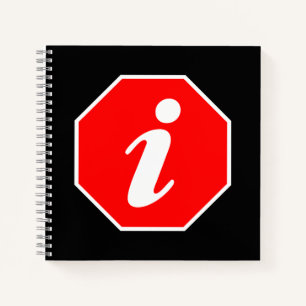 Informationshaltestelle Notizbuch