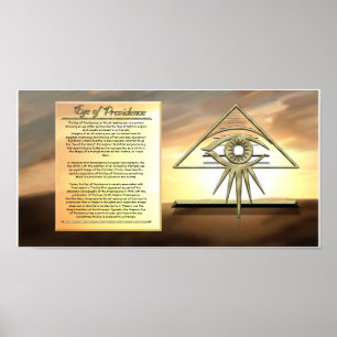Informationsposter "Auge Sunburst Information" Poster
