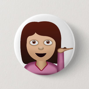 Informationsschalter Person Emoji Button