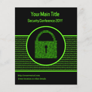 Informationssicherheit und Cyber-Intelligenz Flyer