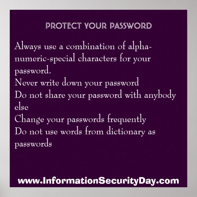 Informationstag-Poster Poster (Vorne)