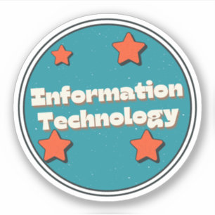 Informationstechnologie Aufkleber