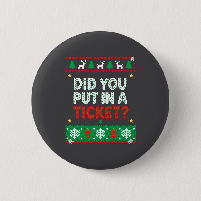 Informationstechnologie Lustiges Weihnachten Compu Button (Vorderseite)