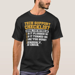 Informationstechnologie-Spezialist Technischer Sup T-Shirt