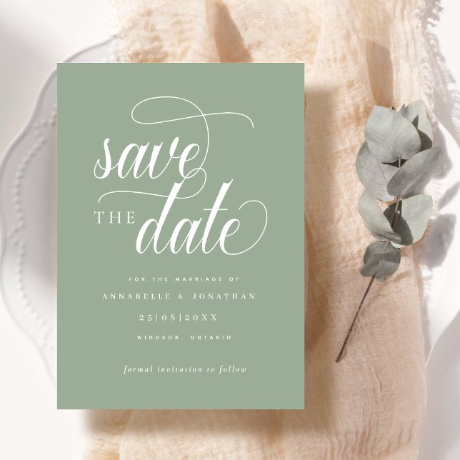 Informelle Schrifttypografie Save The Date (Von Creator hochgeladen)