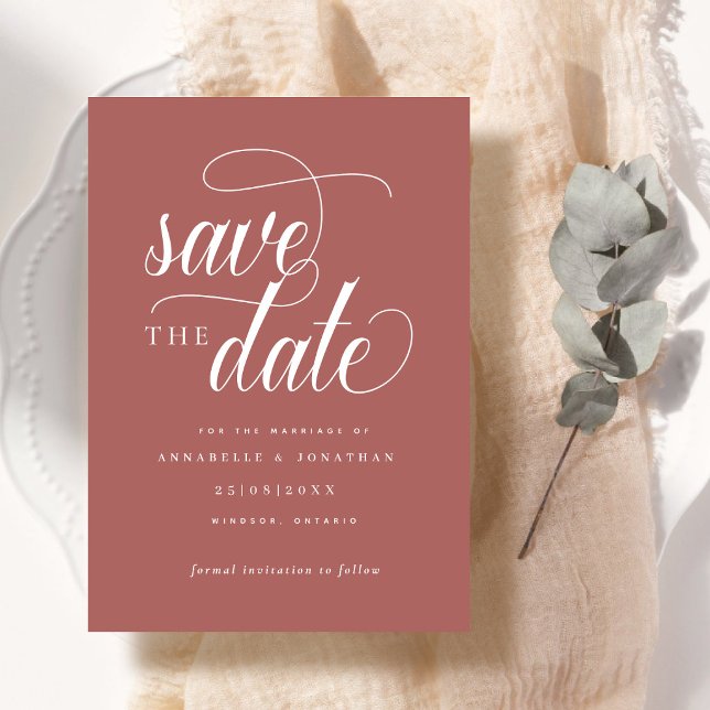 Informelle Schrifttypografie Save The Date (Von Creator hochgeladen)