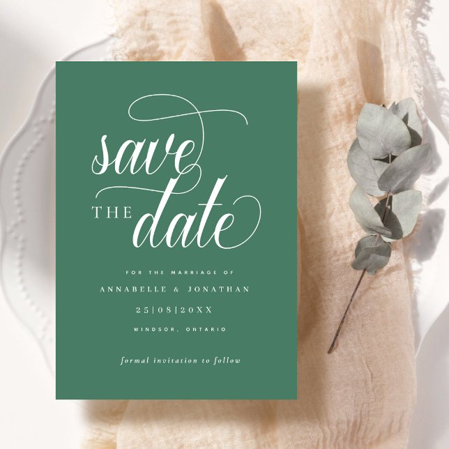 Informelle Schrifttypografie Save The Date (Von Creator hochgeladen)
