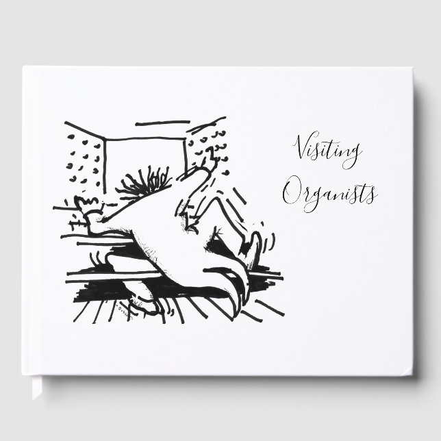 Informelles Gästebuch für Organisten (Vorderseite)