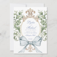 Informelles Leaf-Wappen mit Bow | Monografische Ho