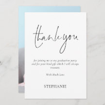 Informelles Script Foto Abschluss Vielen Dank