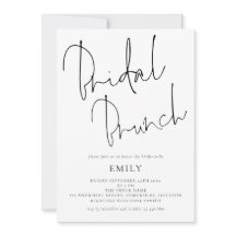 Informelles Skript-Brautparty Brunch