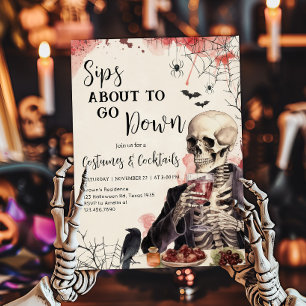 Infos zum Cocktail Halloween-Party Inv Einladung
