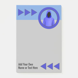 InfoSec Berufliches Logo - Netzwerk-Sicherheit-Tea Post-it Klebezettel