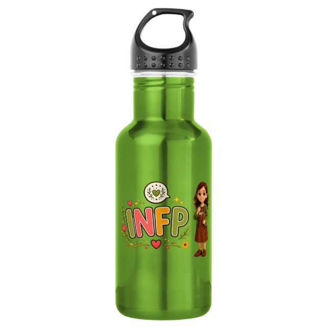 INFP — A Sonhadora Criativa Edelstahlflasche (Vorderseite)