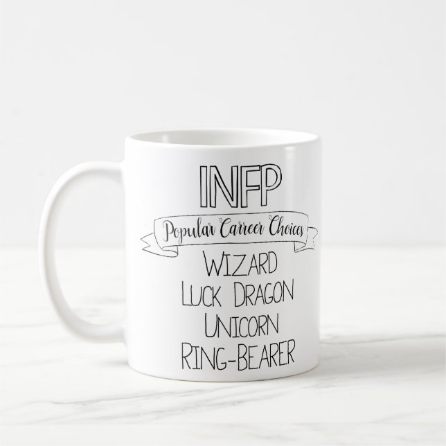 INFP der Träumer Kaffeetasse (Links)