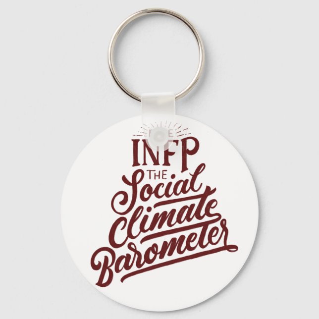 INFP-Persönlichkeitstyp MBTIs leeres klassisches D Schlüsselanhänger (Vorderseite)