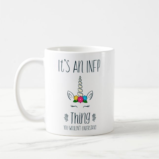 INFP Sache-Einhorn Tasse (Links)