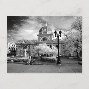 Infra Red vom Parlament in Cienfuegos Kuba Postkarte