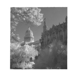 Infra Rot von Hauptstadt Gebäude Kuppel in Havann Notizblock