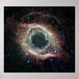 Infrared Helix Nebula Poster