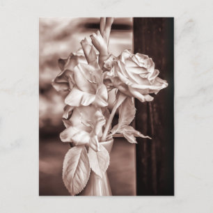 Infrarot-Blumenstrauß Postkarte