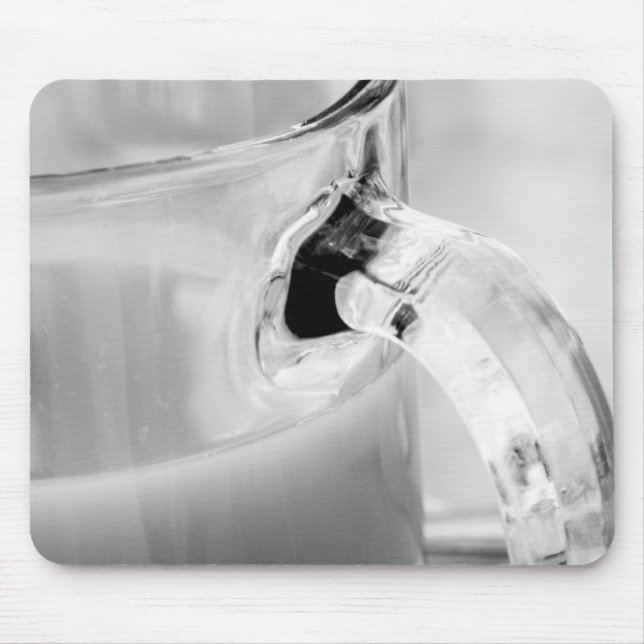 Infrarot, Schwarz & Weiß, Tasse, Glas, Kaffee, Mousepad (Vorne)