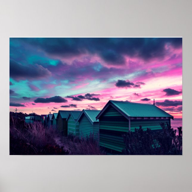 Infrarot Sunset Poster (Vorne)