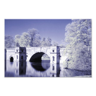 Infrarot, The Grand Bridge, Blenheim Palace, Print Fotodruck