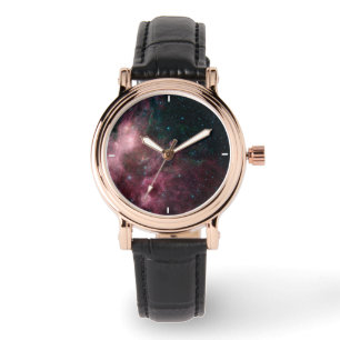 Infrarotansicht mit Geburt und Tod von Sternen Armbanduhr