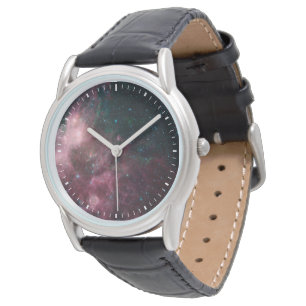 Infrarotansicht mit Geburt und Tod von Sternen Armbanduhr