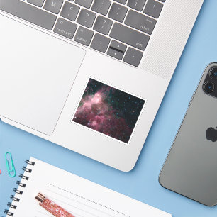 Infrarotansicht mit Geburt und Tod von Sternen Aufkleber