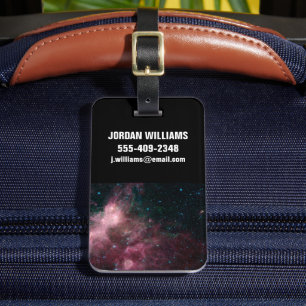 Infrarotansicht mit Geburt und Tod von Sternen Gepäckanhänger