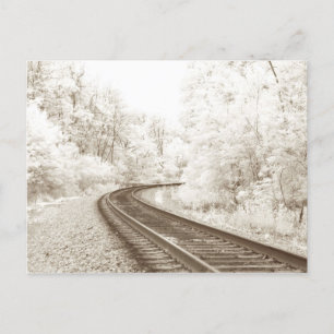 Infrarotbahn Postkarte