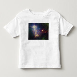Infrarotporträt, das die Sterne und den Staub Kleinkind T-shirt
