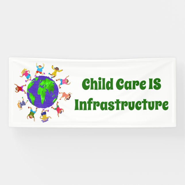 Infrastruktur für Kinderbetreuung Banner (Horizontal)
