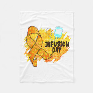 Infusion Day Multiple Sclerosis Awareness Orange R Fleecedecke