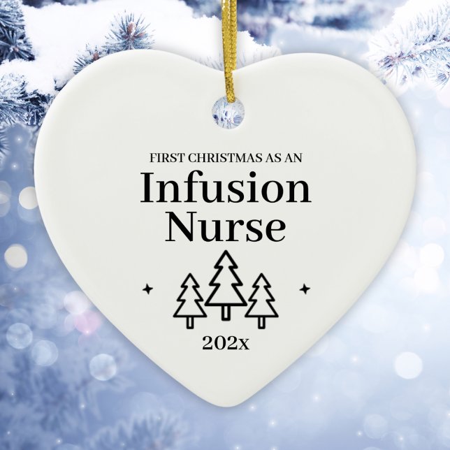 Infusion Nurse First Christmas Ornament (Infusion Nurse First Christmas Ornament
)