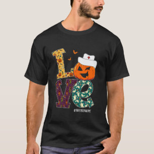 Infusionskrankenschwester Halloween Gruseliger Kür T-Shirt