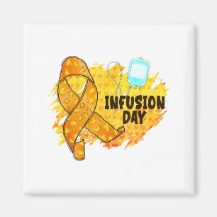 Infusionstag Multiple Sklerose-Bewusstsein Orange  Magnet