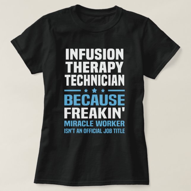 Infusionstherapie T-Shirt (Design vorne)