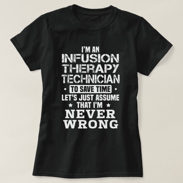 Infusionstherapie T-Shirt (Design vorne)