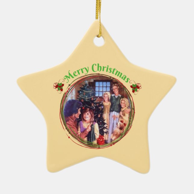 Ingalls Family Christmas Keramik Ornament (Hinten)