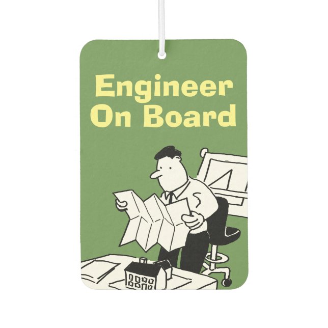 Ingenieur an Bord Autolufterfrischer (Vorderseite)