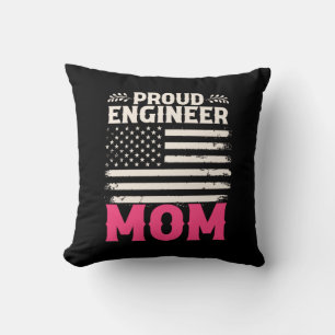 Ingenieur Art Proud Engineer Mama Kissen